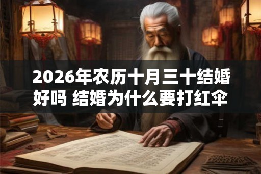 2026年农历十月三十结婚好吗 结婚为什么要打红伞