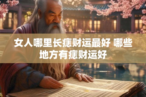女人哪里长痣财运最好 哪些地方有痣财运好
