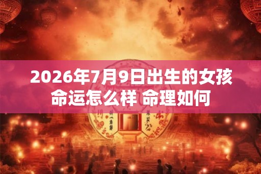 2026年7月9日出生的女孩命运怎么样 命理如何