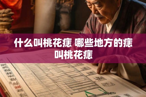 什么叫桃花痣 哪些地方的痣叫桃花痣