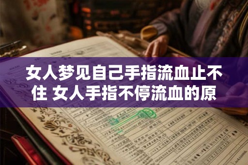 女人梦见自己手指流血止不住 女人手指不停流血的原因是什么
