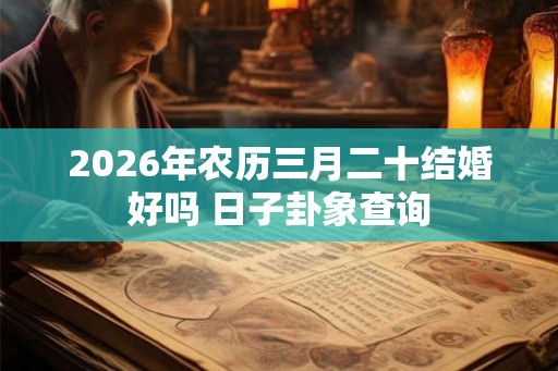 2026年农历三月二十结婚好吗 日子卦象查询