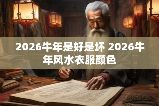 2026牛年是好是坏 2026牛年风水衣服颜色