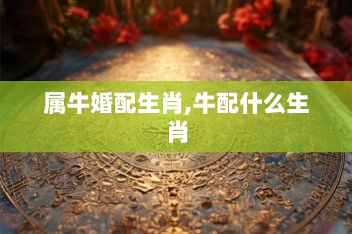 属牛婚配生肖,牛配什么生肖