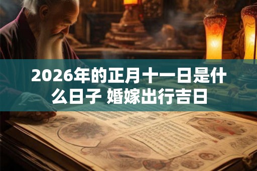 2026年的正月十一日是什么日子 婚嫁出行吉日