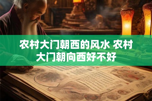 农村大门朝西的风水 农村大门朝向西好不好 农村大门朝西的风水 农村大门朝向西好不好