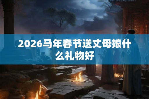 2026马年春节送丈母娘什么礼物好