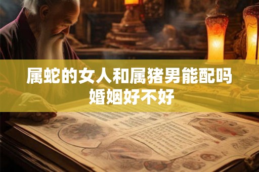 属蛇的女人和属猪男能配吗 婚姻好不好