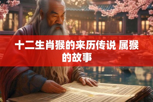 十二生肖猴的来历传说 属猴的故事