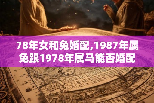 78年女和兔婚配,1987年属兔跟1978年属马能否婚配