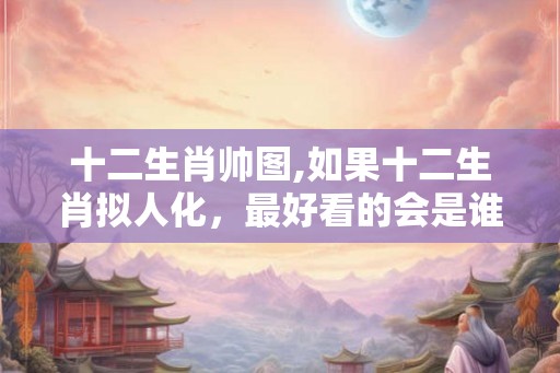 十二生肖帅图,如果十二生肖拟人化，最好看的会是谁？