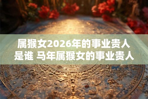 属猴女2026年的事业贵人是谁 马年属猴女的事业贵人 属猴女2026年的事业贵人是谁 马年属猴女的事业贵人