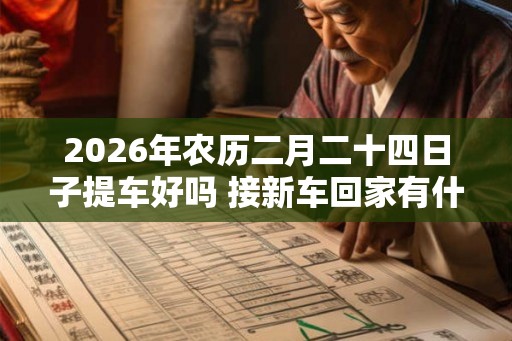 2026年农历二月二十四日子提车好吗 接新车回家有什么规矩
