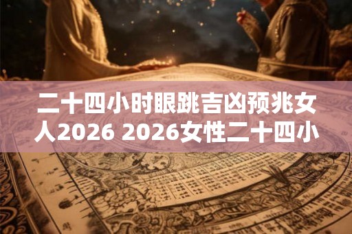 二十四小时眼跳吉凶预兆女人2026 2026女性二十四小时眼跳吉凶