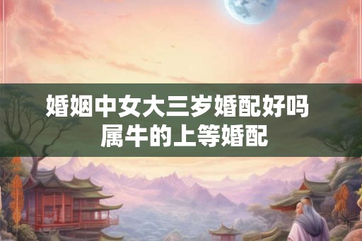 婚姻中女大三岁婚配好吗  属牛的上等婚配