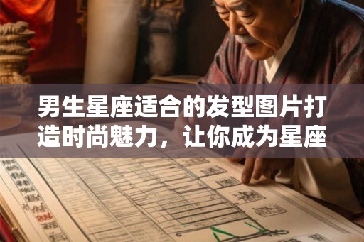男生星座适合的发型图片打造时尚魅力，让你成为星座控！