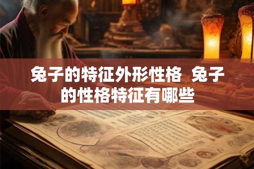 兔子的特征外形性格  兔子的性格特征有哪些