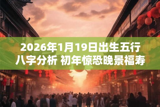 2026年1月19日出生五行八字分析 初年惊恐晚景福寿