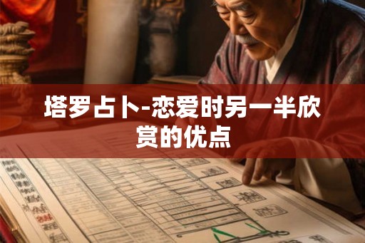 塔罗占卜-恋爱时另一半欣赏的优点