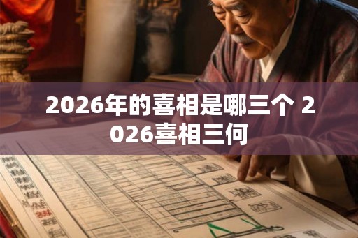 2026年的喜相是哪三个 2026喜相三何