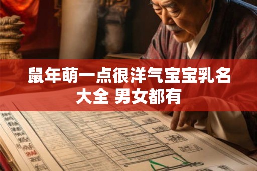 鼠年萌一点很洋气宝宝乳名大全 男女都有