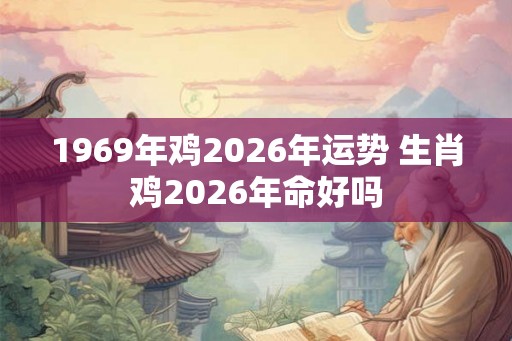 1969年鸡2026年运势 生肖鸡2026年命好吗 1969年鸡2026年运势 生肖鸡2026年命好吗
