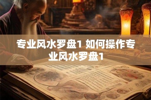 专业风水罗盘1 如何操作专业风水罗盘1