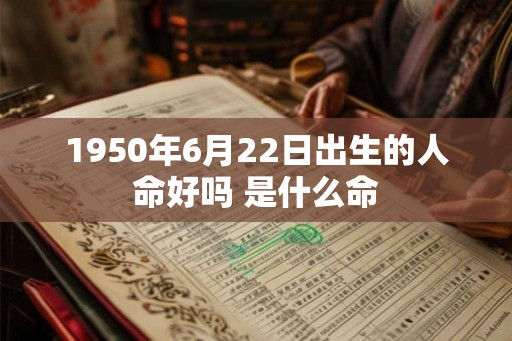 1950年6月22日出生的人命好吗 是什么命