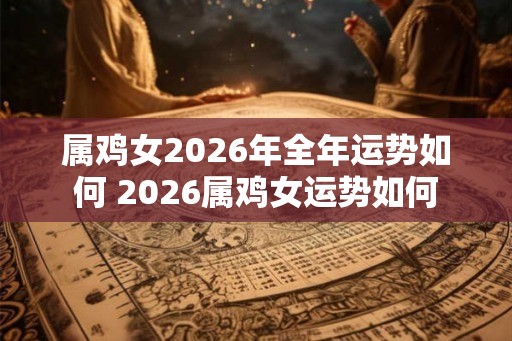 属鸡女2026年全年运势如何 2026属鸡女运势如何