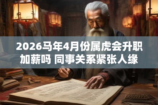2026马年4月份属虎会升职加薪吗 同事关系紧张人缘差