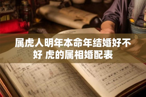 属虎人明年本命年结婚好不好 虎的属相婚配表