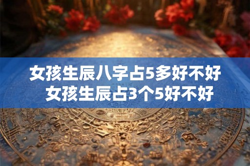 女孩生辰八字占5多好不好  女孩生辰占3个5好不好