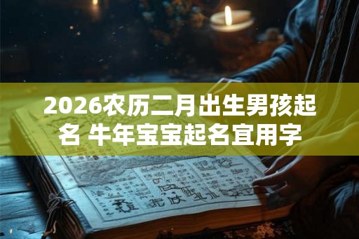 2026农历二月出生男孩起名 牛年宝宝起名宜用字