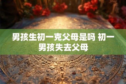 男孩生初一克父母是吗 初一男孩失去父母