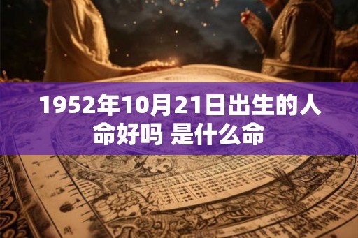 1952年10月21日出生的人命好吗 是什么命