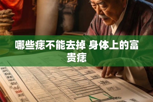 哪些痣不能去掉 身体上的富贵痣 哪些痣不能去掉 身体上的富贵痣