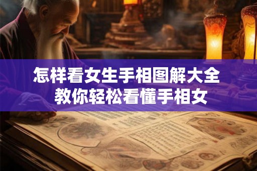 怎样看女生手相图解大全  教你轻松看懂手相女