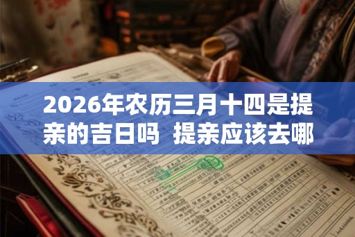 2026年农历三月十四是提亲的吉日吗 提亲应该去哪方吃饭 2026年农历三月十四是提亲的吉日吗 提亲应该去哪方吃饭