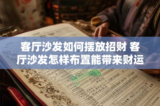 客厅沙发如何摆放招财 客厅沙发怎样布置能带来财运