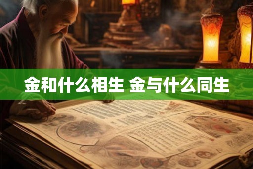 金和什么相生 金与什么同生 金和什么相生 金与什么同生