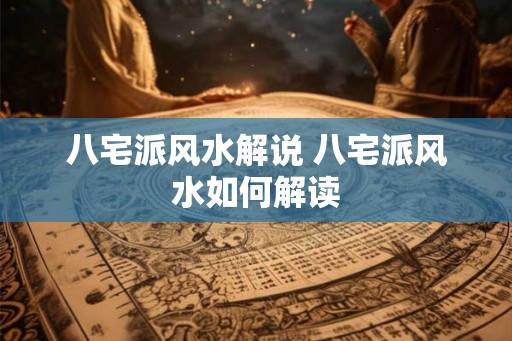 八宅派风水解说 八宅派风水如何解读