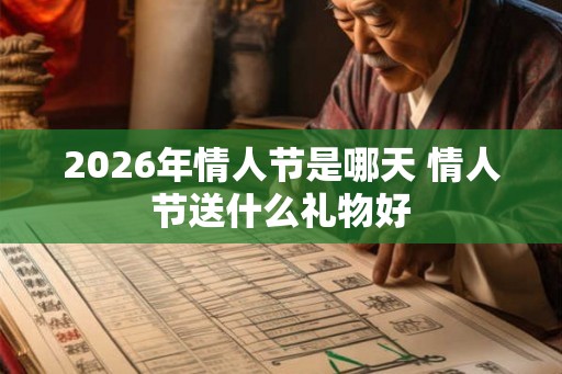 2026年情人节是哪天 情人节送什么礼物好