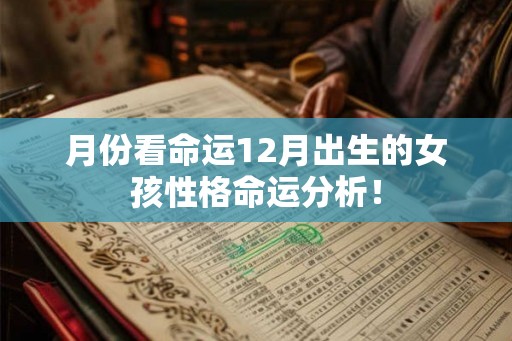 月份看命运12月出生的女孩性格命运分析！