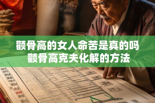 颧骨高的女人命苦是真的吗 颧骨高克夫化解的方法