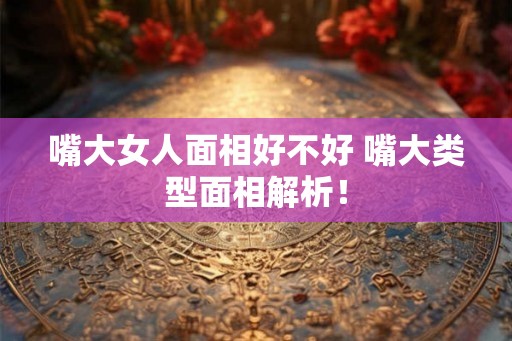 嘴大女人面相好不好 嘴大类型面相解析！