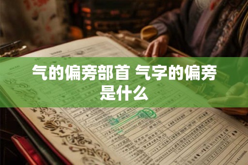 气的偏旁部首 气字的偏旁是什么
