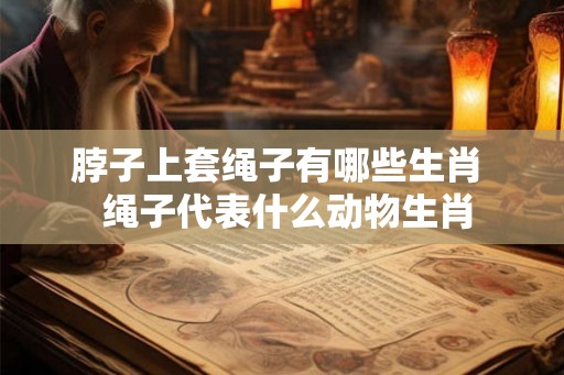 脖子上套绳子有哪些生肖  绳子代表什么动物生肖