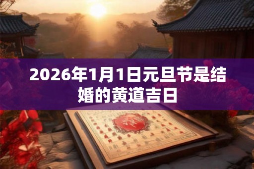 2026年1月1日元旦节是结婚的黄道吉日
