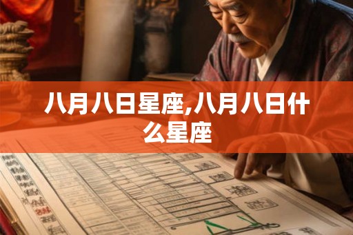八月八日星座,八月八日什么星座