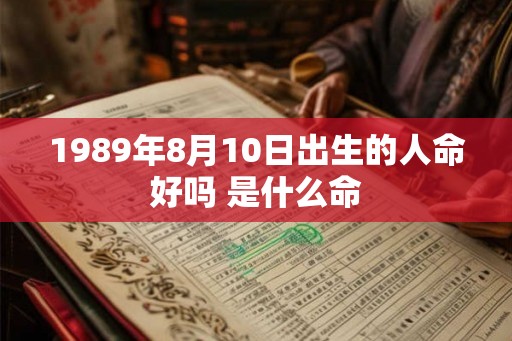 1989年8月10日出生的人命好吗 是什么命